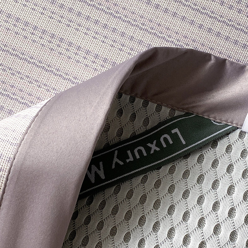 French Chanel style ice silk mat machine washable KANG bacteria class A close-fitting breathable air conditioning soft mat fitted sheet flat mat
