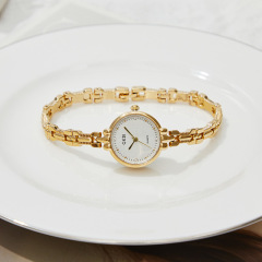 Godi Niche Vintage Women's Watch Exquisite Small Size High-end Chain Bracelet Watch for Ladies Waterproof Alloy Quartz Watch