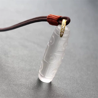 原创古法琉璃吊坠饰品九眼天珠西藏吉祥如意法宝挂坠项链50mm批发