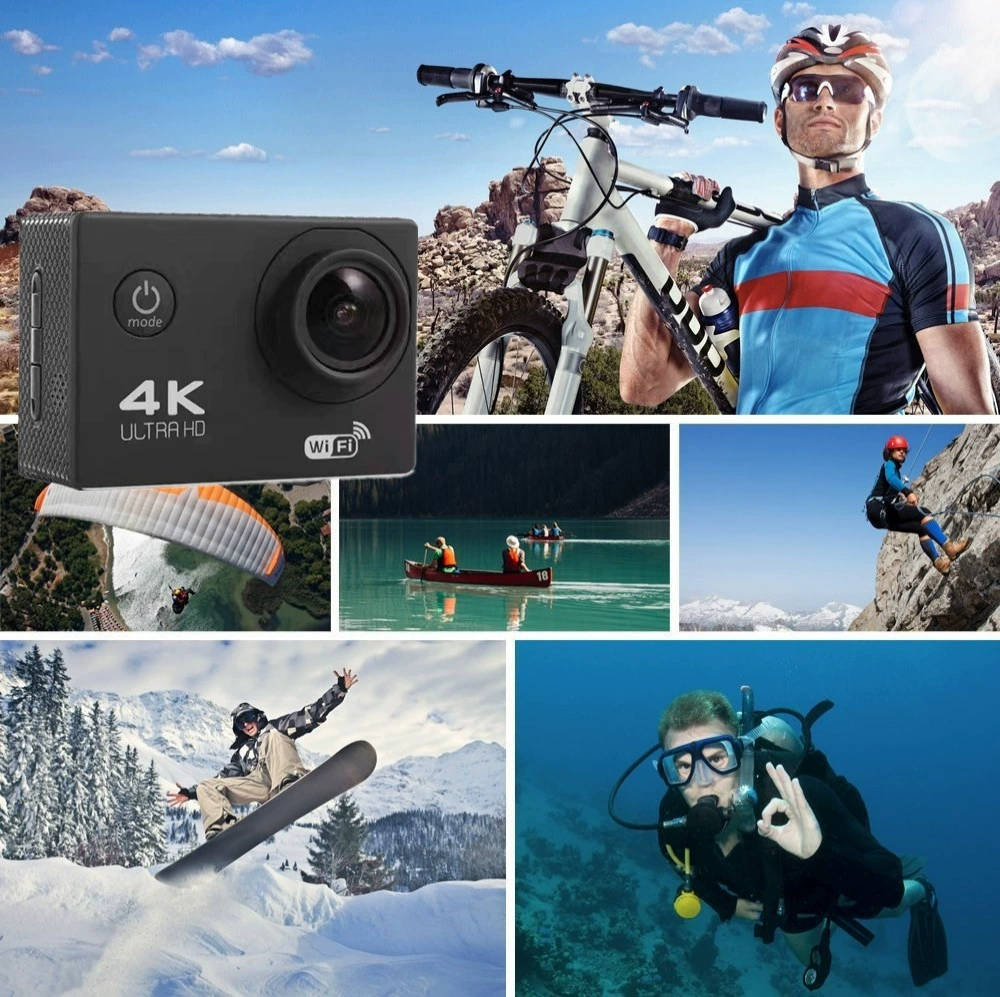 Экшн-камера (SJ) SJ4000, 4K Wi‑Fi, экран 2.0″, водонепроницаема до 30 м