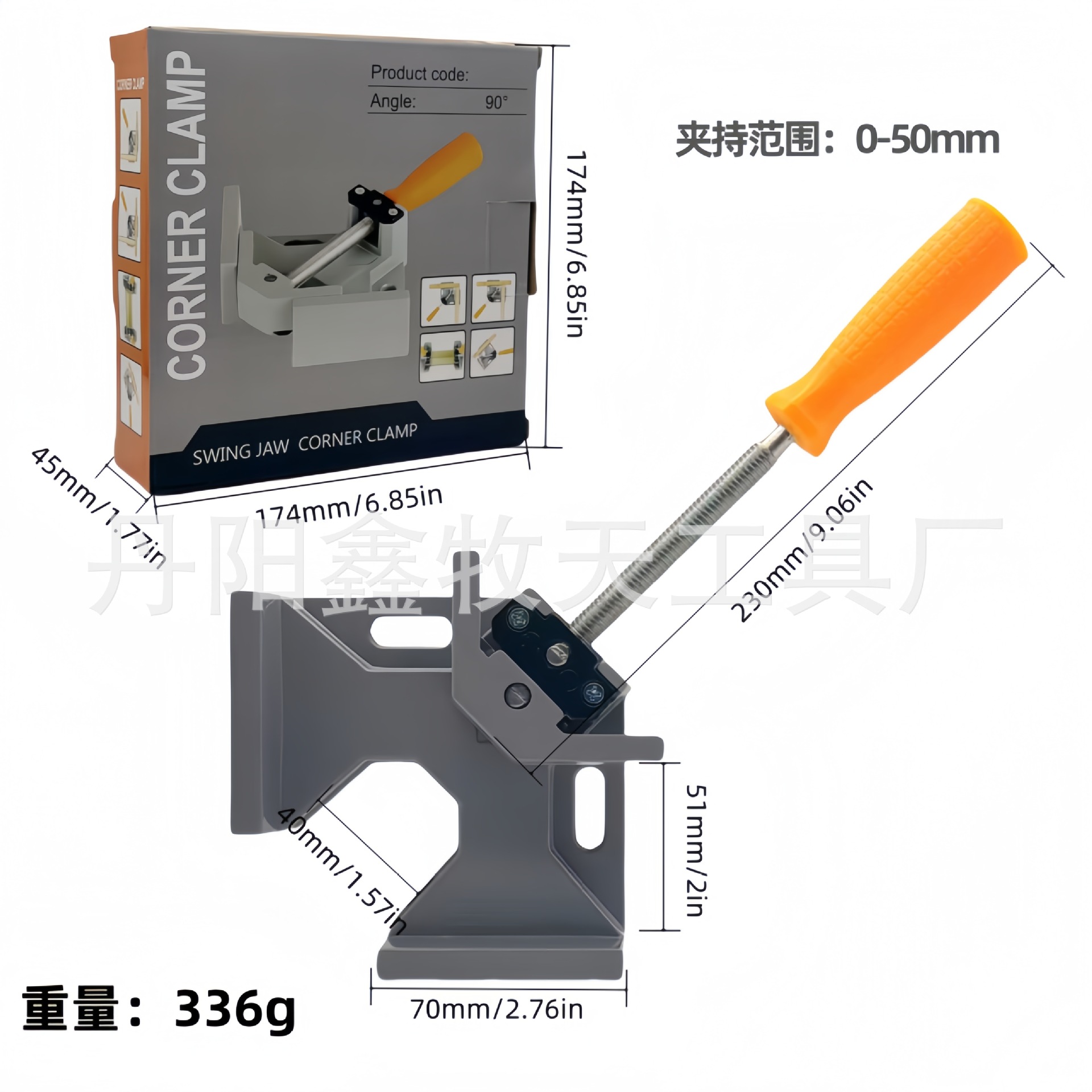 Xinmutian carpintería ángulo recto clip de 90 grados sujetador marco clip de la primavera grupo subclip nylon F clip herramienta