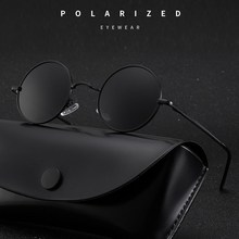 Round Polarized Sunglasses Men Women Sun Glasses for Driving