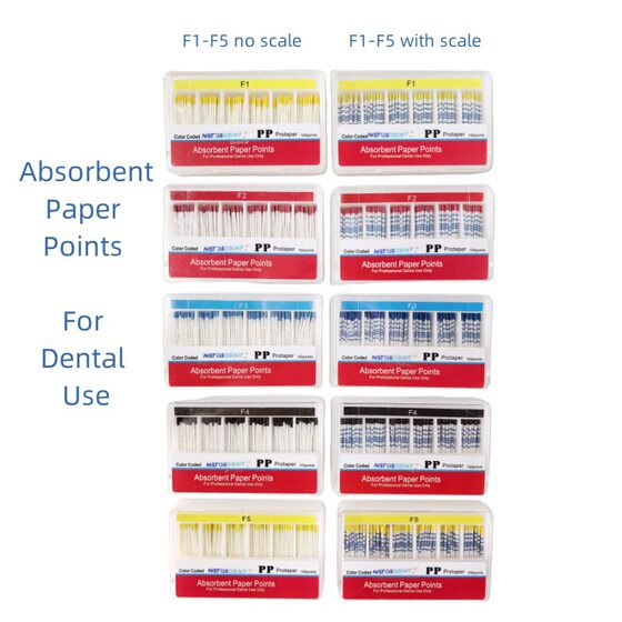 Export water absorption is not easy to break dental paper tip number 200 dental moisture absorption paper tip paperpoints