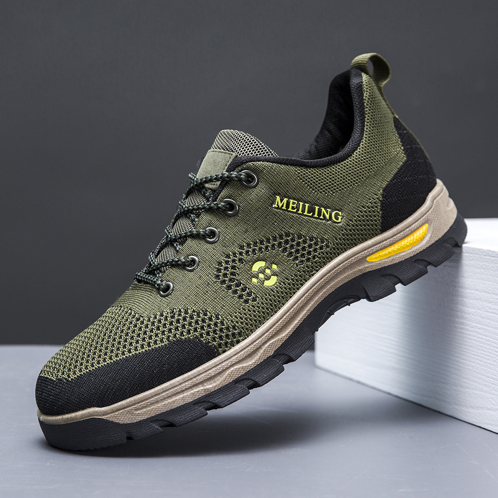 Zapatos de montaña para hombres primavera y verano nuevos zapatos de hombre ligeros de baja altura al por mayor transfronterizos de moda al aire libre con zapatos deportivos casuales