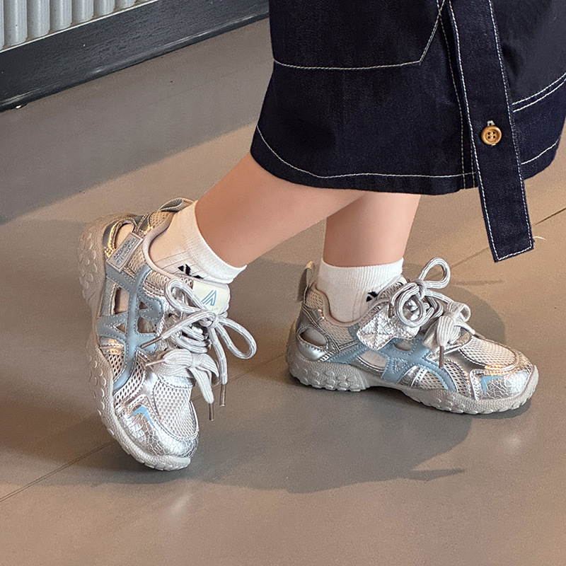 Sandali da donna dallo stile unico 2026, nuovi sandali estivi traspiranti, sportivi, casual, versatili e alla moda, bianchi._voghion.com