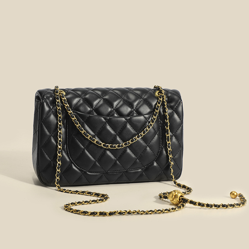 Caviar Lingge Damen Sommer Neuer vielseitiger Trend 2024 Western Fashion Chain Small Square Single Shoulder Umhängetasche_voghion.com