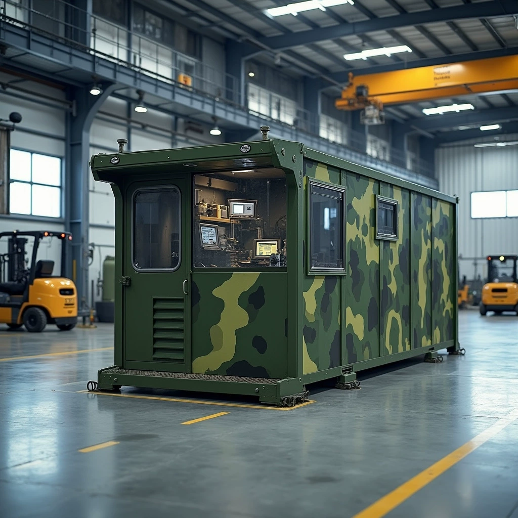 Контейнер для тренировок в пустыне Nuojin Global с защитой от песчаного шторма + солнечная батарея, автономность на 72 часа