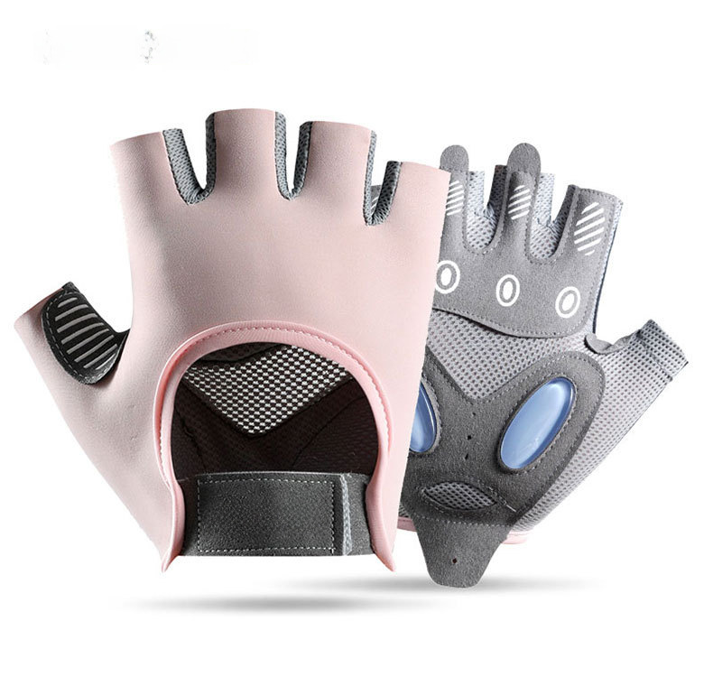 Fitness gloves women's half-finger equipment yoga breathable spinning cycling sports shockproof anti-skid A36-JSP_maomaolike.com