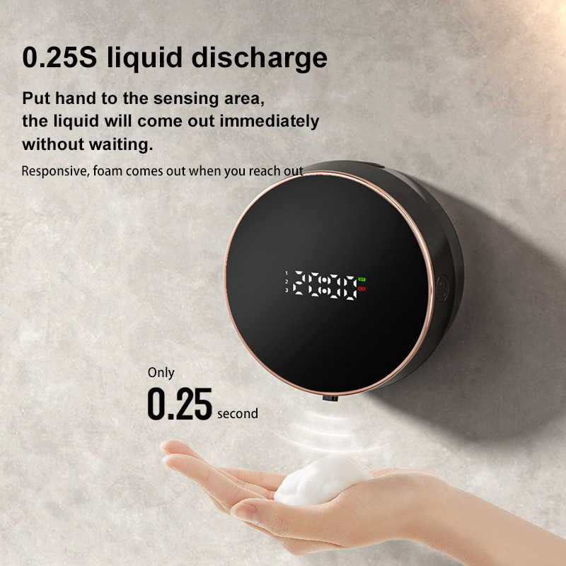Cross-Border Automatic Soap Dispenserw1 Automatic Sensor Soap Dispenser Foam Hand Sanitizer Dispenser Cross-Border Automatic Soap Dispenserw1 Automatic Sensor Soap Dispenser Foam Hand Sanitizer Dispenser