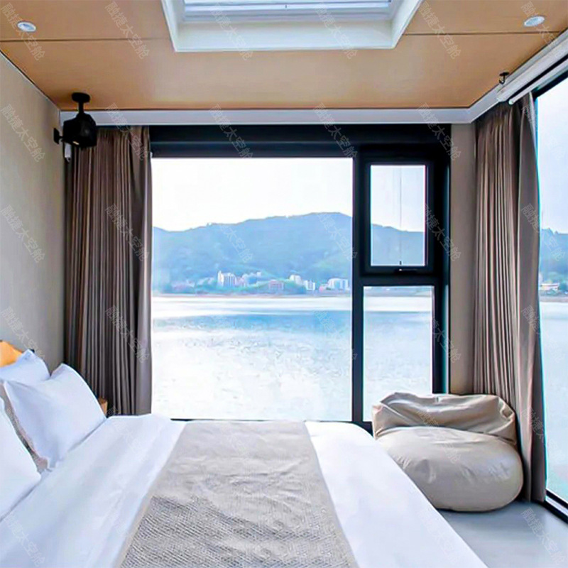 Casa Móvil Tipo Cápsula Espacial Rongjie, Casa de Huéspedes al Aire Libre, Tienda Contenedor, Almacén Apple, Fabricante de Casas de Estructura de Acero, Habitable