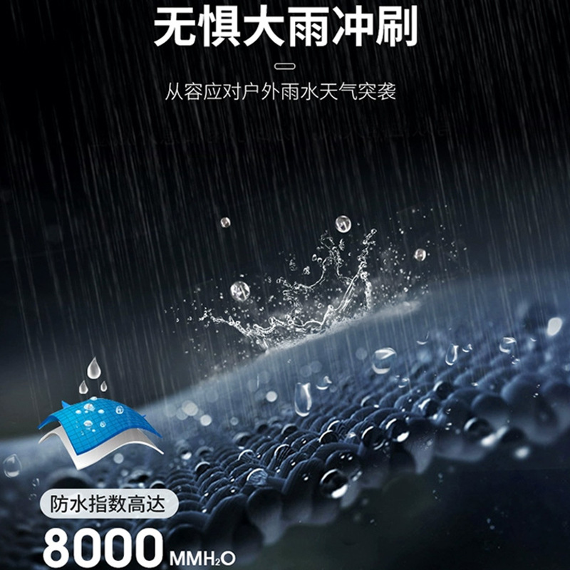 Ropa de trabajo de alta densidad a prueba de viento a prueba de agua a prueba de contaminación, calentamiento y espesamiento de la chaqueta de herramientas al aire libre personalizada