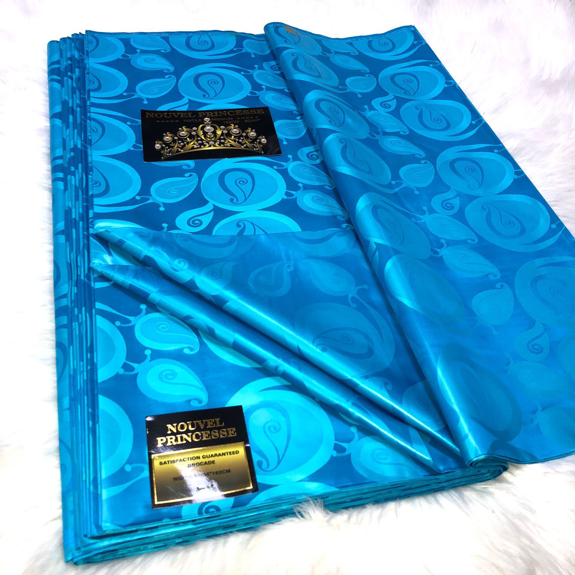 wholesale cotton africa embroidery bazin非洲巴赞提花布料现货