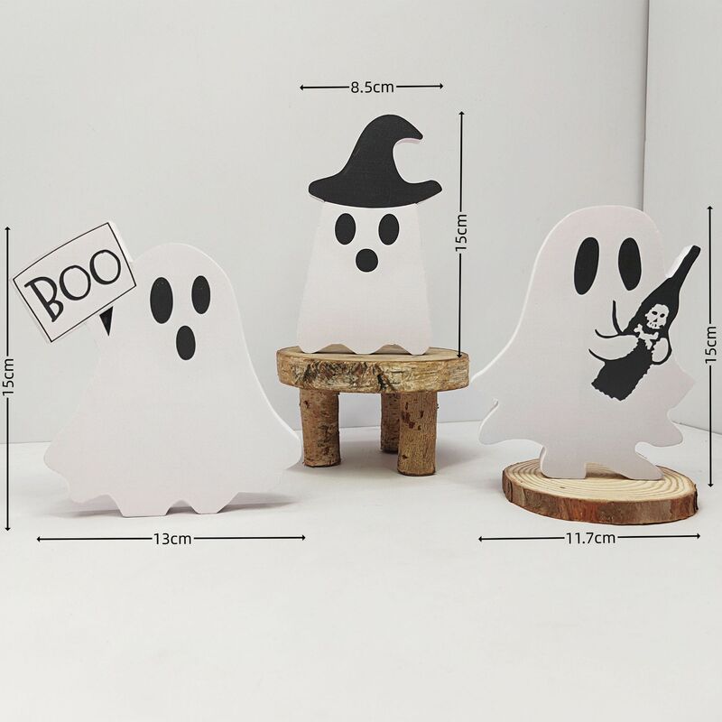 国境を越えたアマゾンの売れ筋ハロウィンパーソナライズされたホームフラワーポットオーナメントホリデーパーティークリエイティブホワイトかわいいゴースト|undefined