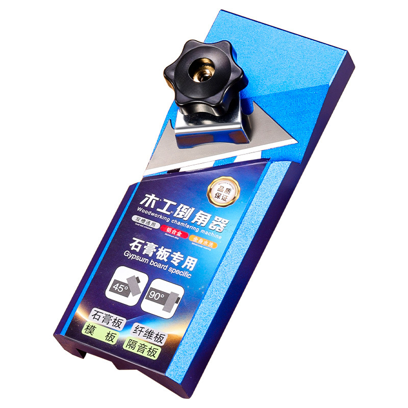 Nuevo impermeable universal de doble ranura 45 grados de aleación de aluminio biselado planador de ángulo recto de carpintería Amazon