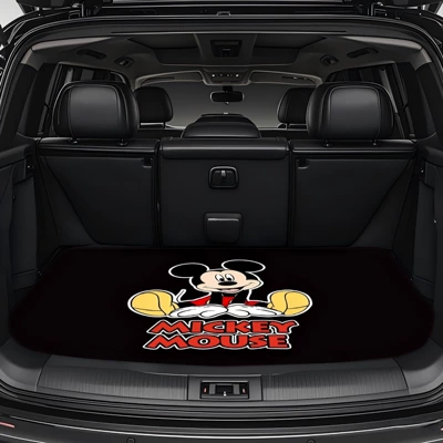 Avtomobil döşəmə paspasları — Cute Mickey Car Trunk Mat, Universal - jn-trunk-mat-7-75100cm-crystal-velvet-dot-bottom