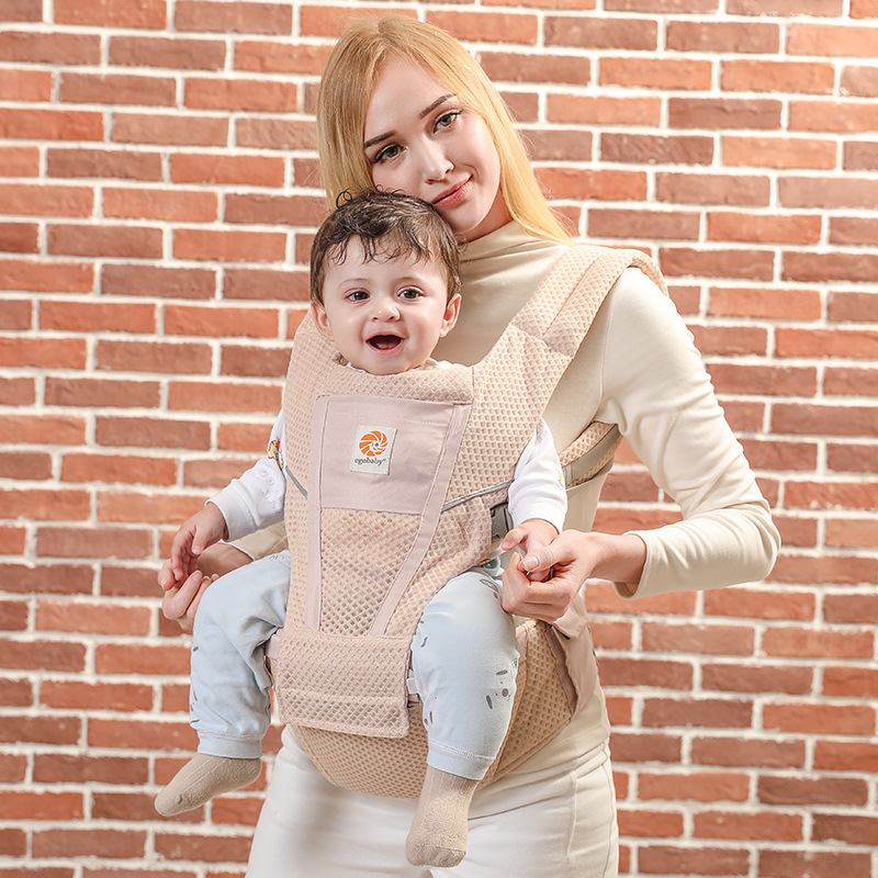 Egobaby taburete de cintura de portabebé para salir, simple, delantero y trasero, doble uso, abrazo horizontal, bebé recién nacido, multifuncional