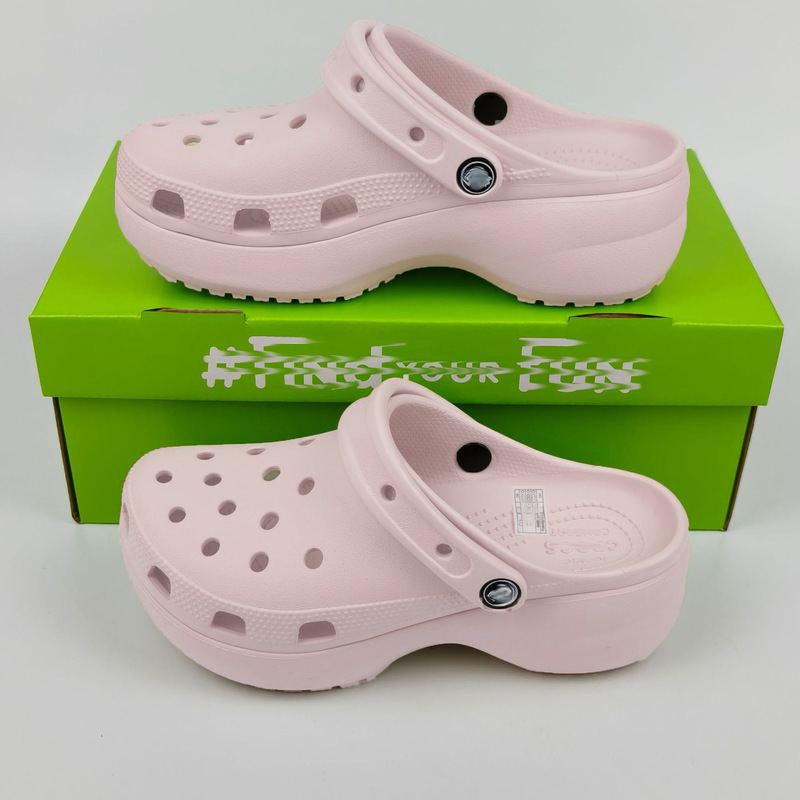 Cloud Clogs Women's Mid-Heel Celebrity Thick-Soled Height-Increasing Fashionable High-Value Versatile Outdoor Beach Shoes In Stock Cloud Clogs Women's Mid-Heel Celebrity Thick-Soled Height-Increasing Fashionable High-Value Versatile Outdoor Beach Shoes In Stock