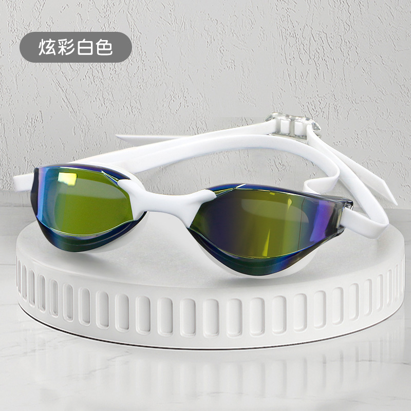 Gafas de Natación de Carrera de Policarbonato, Impermeable y Antiniebla para Entrenamiento