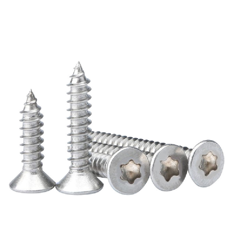 304不锈钢梅花槽螺丝沉头自攻螺丝钉M3|M4|M5平头梅花槽自攻钉