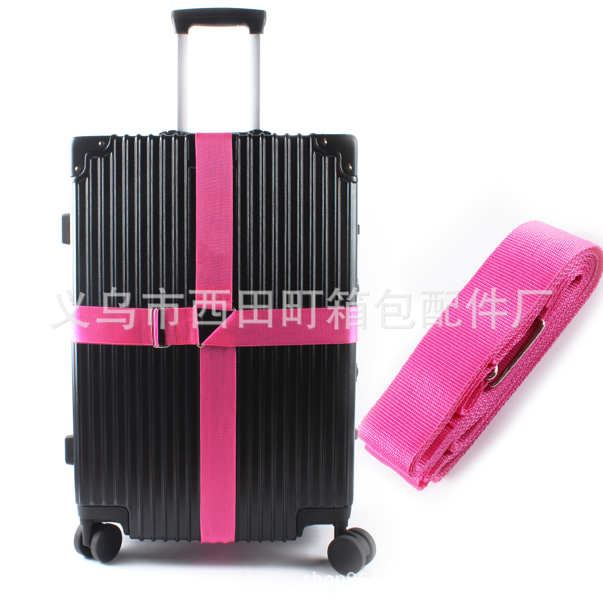Extra-Long 4.3m-Digit Luggage Strap Packing Strap Travel Strap Fixed Strap Lock-Free Adjustable Travel Fixation