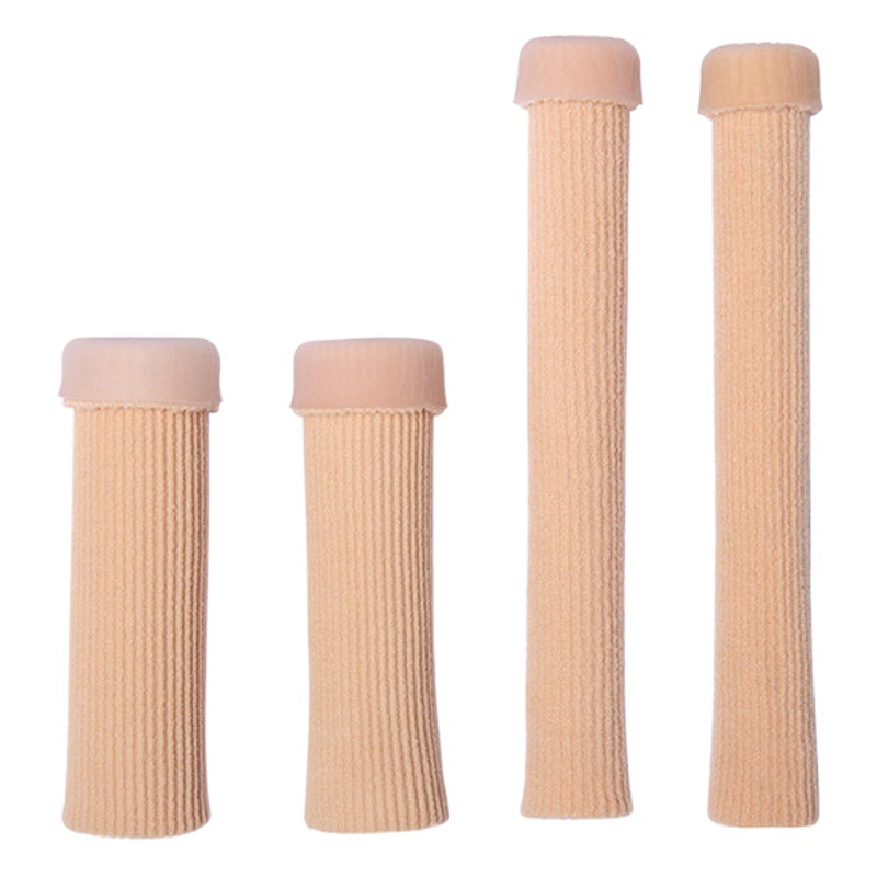 Silicone Webbing Tube Toe Separator Thumb Valgus Silicone Toe Cover Gel Moisturizing Finger Cover