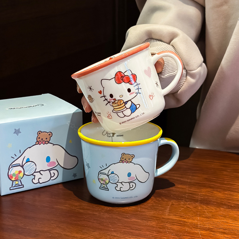 サンリオ朝食カップクロミ目盛付き女子ミルクカップカップカップ|undefined
