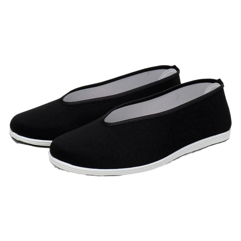 Тканевая обувь Old Beijing Военная доска Военная однотонная обувь Мужское полотенце для лица Обувь для водителей с говяжей подошвой Рабочая обувь Черная тканевая поверхность