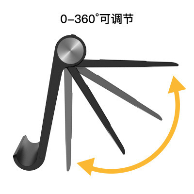 Fábrica directa perezoso soporte de teléfono móvil de escritorio multifunción soporte de placa rotatorio plegable soporte de teléfono móvil al por mayor