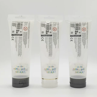 厂家定制化妆品塑料PE软管 200ml洗发水透明塑料包装可印6色图案