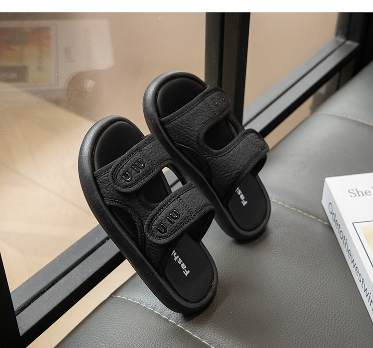 Mädchen Sandalen Mit Klettverschluss Für Strand Und Freizeit_voghion.com
