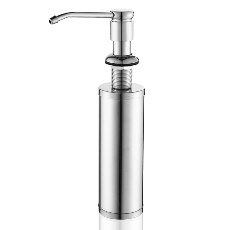 Acero inoxidable lavabos de cocina jabón líquido limpiador botella de presión lavabos de agua de gran capacidad jabón líquido botella
