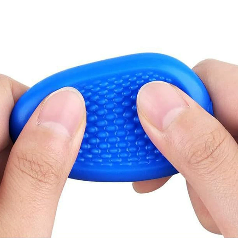 Камни‑беспокойства (FidgetToys) силиконовый сенсорный набор, мягкая текстура, 6‑шт для детей 3+