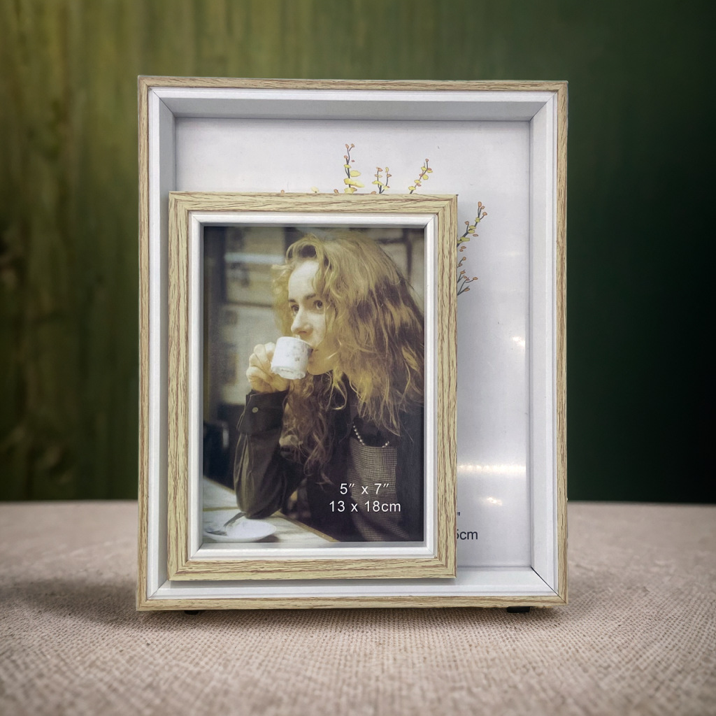 Marco de imagen creativo simple de fábrica al por mayor de 7 y 10 pulgadas, marco de fotos, decoración de sala de estar, marco de fotos para pared