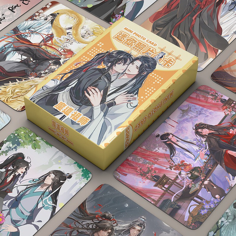 Mini Card Set of Rice Poems 5X7.5X2.5Cm Anime Peripheral 50 Photos Laser Small Card Lomo Card