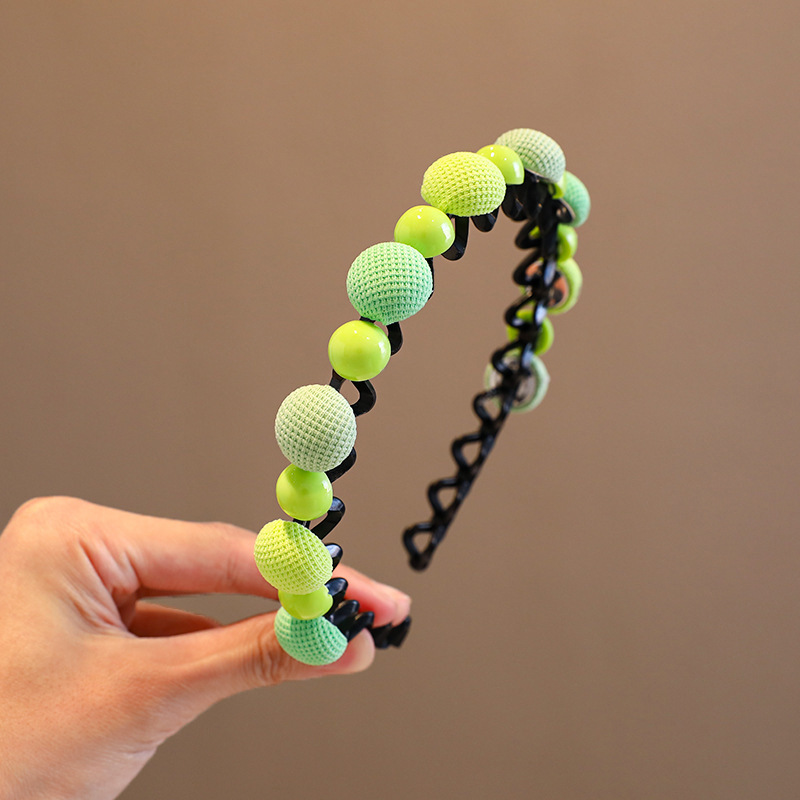 2023 nueva banda para el cabello de las niñas artefacto de cabello roto para niños horquilla de verano cabello antideslizante presionando diadema clip para el cabello de las niñas tocado