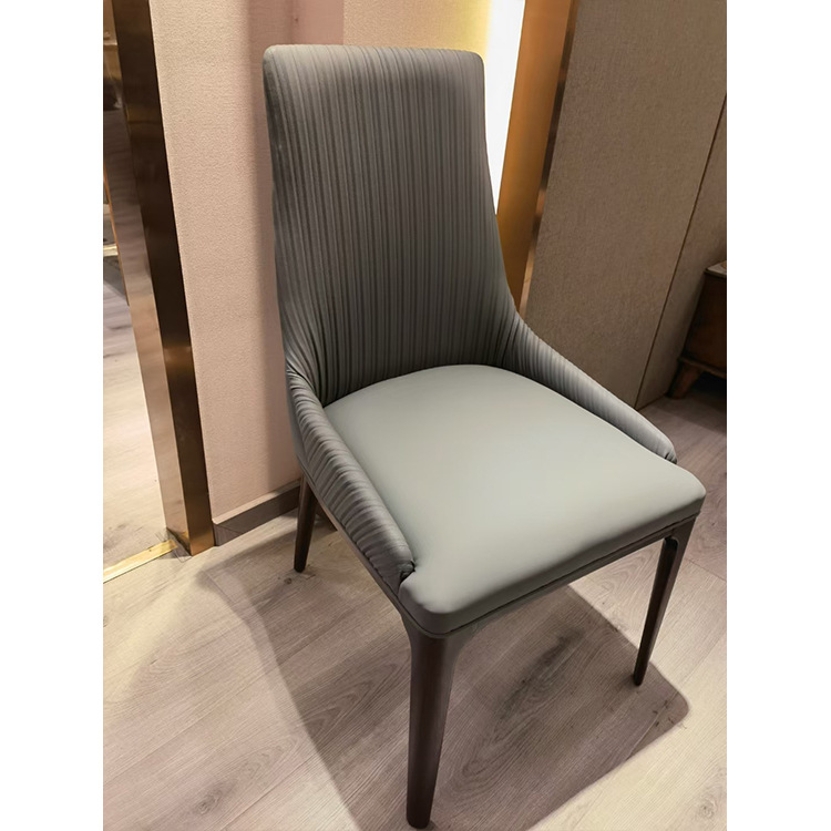 Wujin Solid Wood Black Rosewood Craftsmanship Leather Leath