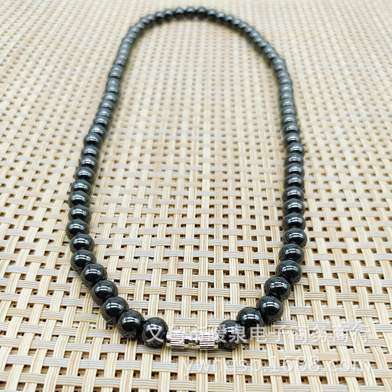 Collier séparé de 6mm longueur 45cm53g avec magnétisme