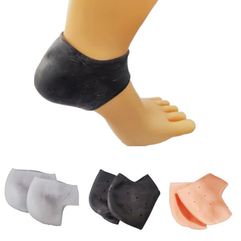 Силиконовый чехол для защиты каблука Ежедневный домашний чехол для пятки SEBS с отверстиями дышащий чехол для пятки