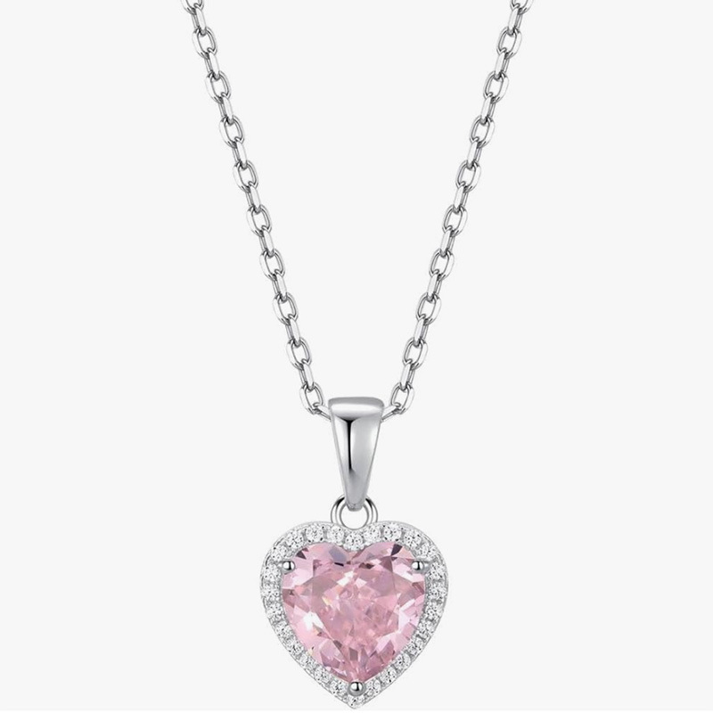 Other Necklace Metal Crystal Pink