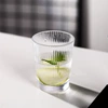 Dwarf transparent vertical striped cup