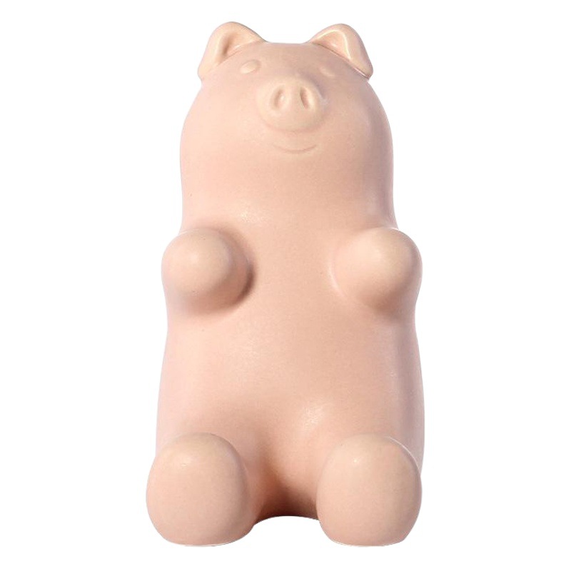 Estilo nórdico creativo lindo cerámica animal teléfono móvil titular decoración suave decoración del hogar artesanía al por mayor