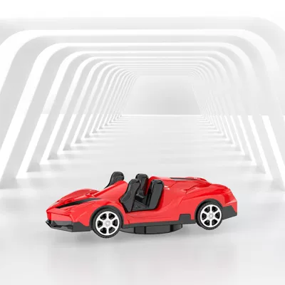 Cross-border creative car model car mobile phone bracket car instrument panel navigation mobile phone bracket home mobile phone base (Car phone holder) - 003-car-model-red