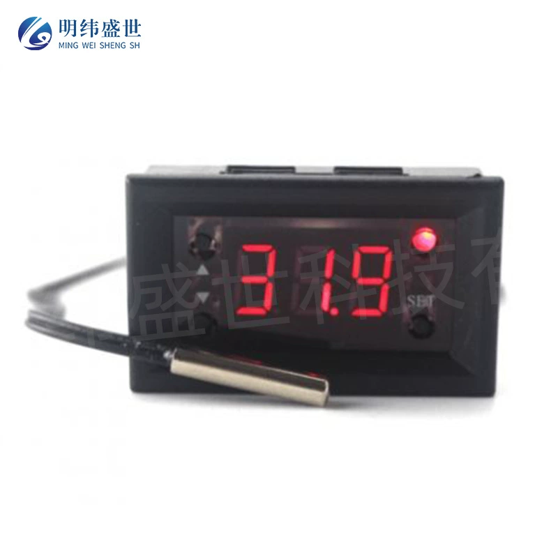 W1218 12 В микрокомпьютер с цифровым дисплеем регулятор температуры Переключатель охлаждения/нагрева Регулируемый Интеллектуальный термостат