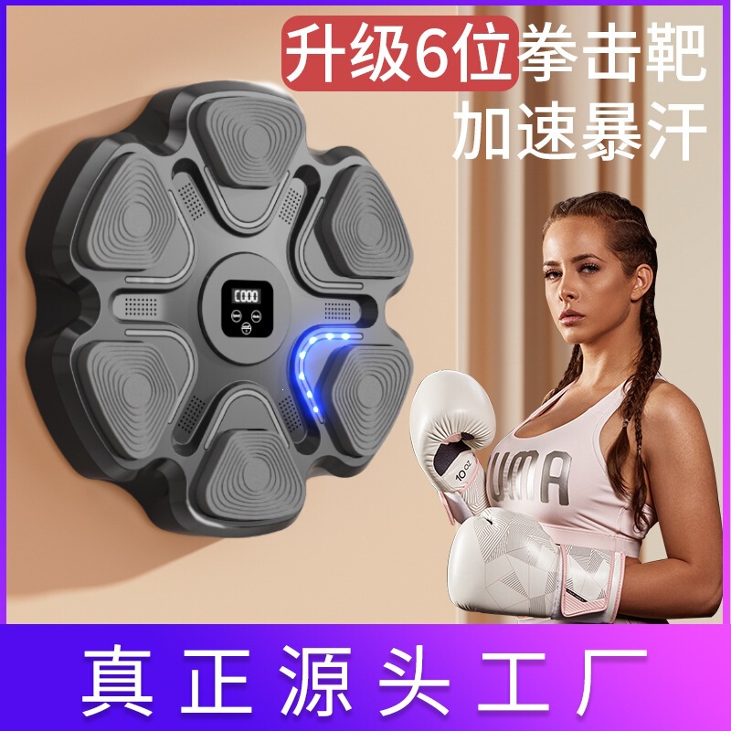 Smart Music Boxing Machine Trainer, Popular Reaction Wall Target, Boxing Target for Home Use, Rhythm Target for Children and Adult Training