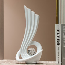 简约轻奢摆件风生水起客厅摆件感酒柜电视柜玄关家居装饰品