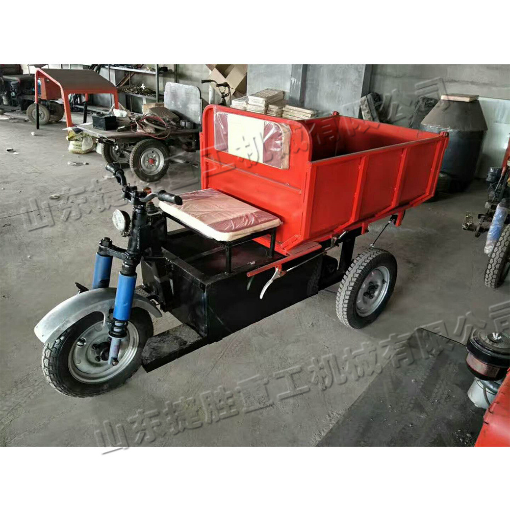 camión de carga doméstico fertilizante de tierras de cultivo camión de descarga de tres ruedas de construcción de piedra de arena diesel pequeño tres ruedas