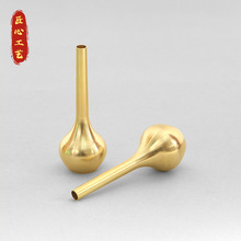 新款花瓶香插线香插薰纯铜摆件线香支架办公室玄关装饰檀香托底座