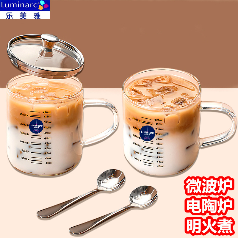 Lemeiya high borosilicate glass milk cup breakfast cup household…