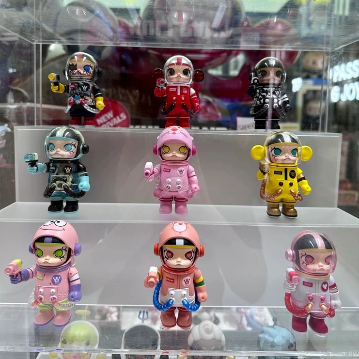 Коллекционная серия Bubble Mart Mega Space Molly Astronaut Jasmine второго поколения — коробка-головоломка ручной работы