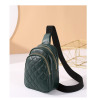 Chest bag one shoulder, capacious bag strap, Korean style